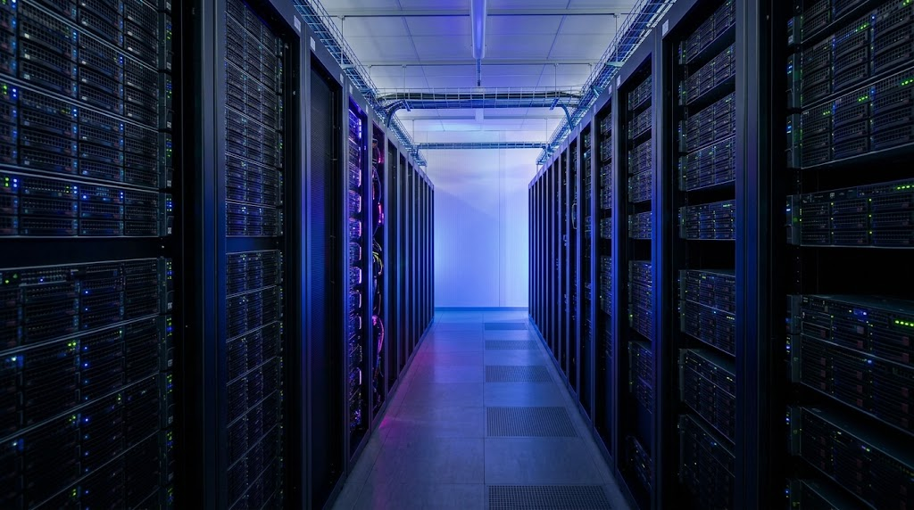Serverschränke in unserem Rechenzentrum